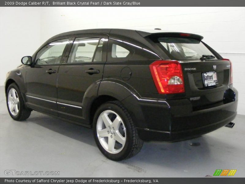 Brilliant Black Crystal Pearl / Dark Slate Gray/Blue 2009 Dodge Caliber R/T