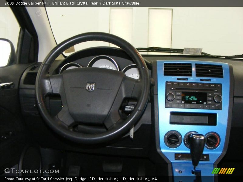 Brilliant Black Crystal Pearl / Dark Slate Gray/Blue 2009 Dodge Caliber R/T
