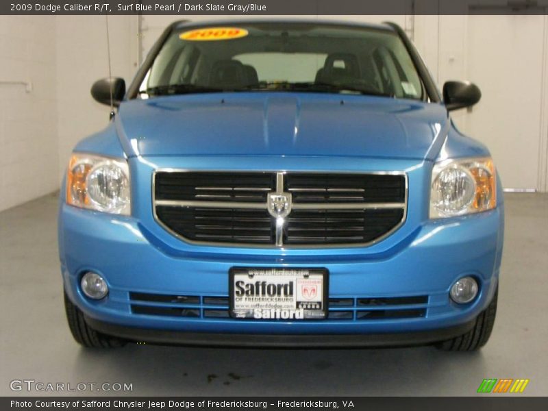 Surf Blue Pearl / Dark Slate Gray/Blue 2009 Dodge Caliber R/T
