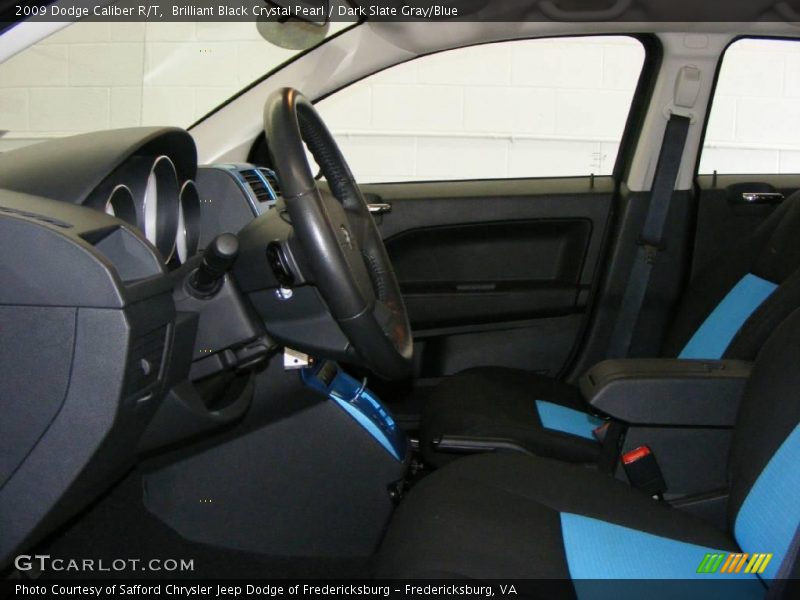 Brilliant Black Crystal Pearl / Dark Slate Gray/Blue 2009 Dodge Caliber R/T