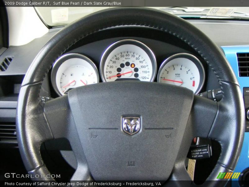 Surf Blue Pearl / Dark Slate Gray/Blue 2009 Dodge Caliber R/T