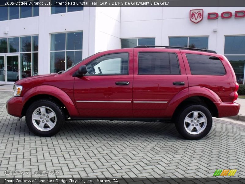 Inferno Red Crystal Pearl Coat / Dark Slate Gray/Light Slate Gray 2009 Dodge Durango SLT