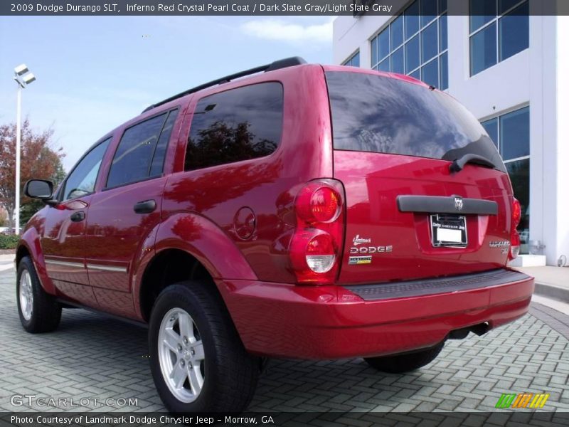 Inferno Red Crystal Pearl Coat / Dark Slate Gray/Light Slate Gray 2009 Dodge Durango SLT