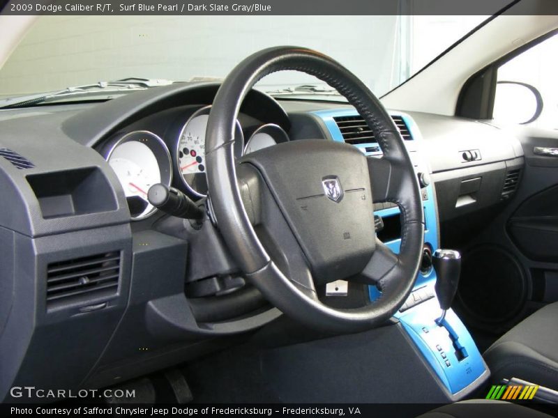 Surf Blue Pearl / Dark Slate Gray/Blue 2009 Dodge Caliber R/T