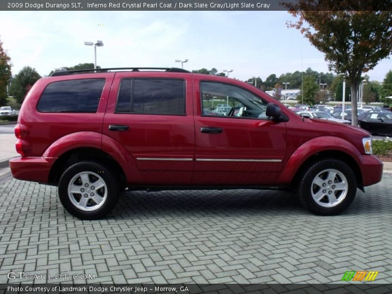 Inferno Red Crystal Pearl Coat / Dark Slate Gray/Light Slate Gray 2009 Dodge Durango SLT
