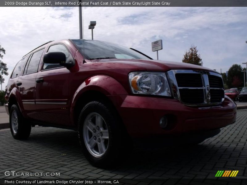 Inferno Red Crystal Pearl Coat / Dark Slate Gray/Light Slate Gray 2009 Dodge Durango SLT