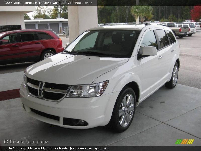 Stone White / Pastel Pebble Beige 2009 Dodge Journey R/T