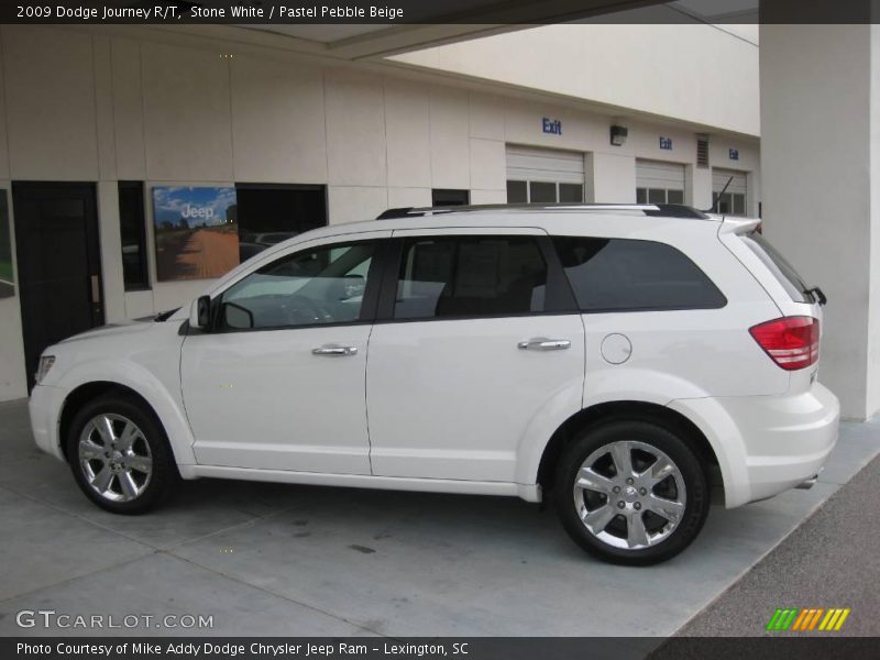 Stone White / Pastel Pebble Beige 2009 Dodge Journey R/T