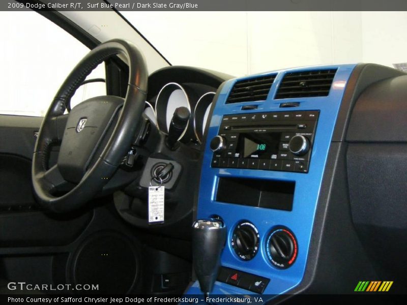 Surf Blue Pearl / Dark Slate Gray/Blue 2009 Dodge Caliber R/T