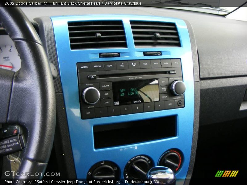 Brilliant Black Crystal Pearl / Dark Slate Gray/Blue 2009 Dodge Caliber R/T