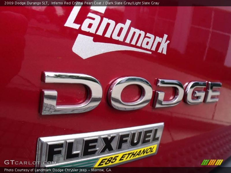 Inferno Red Crystal Pearl Coat / Dark Slate Gray/Light Slate Gray 2009 Dodge Durango SLT