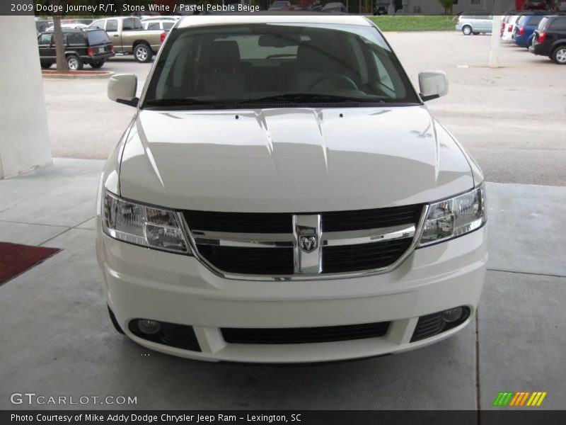 Stone White / Pastel Pebble Beige 2009 Dodge Journey R/T