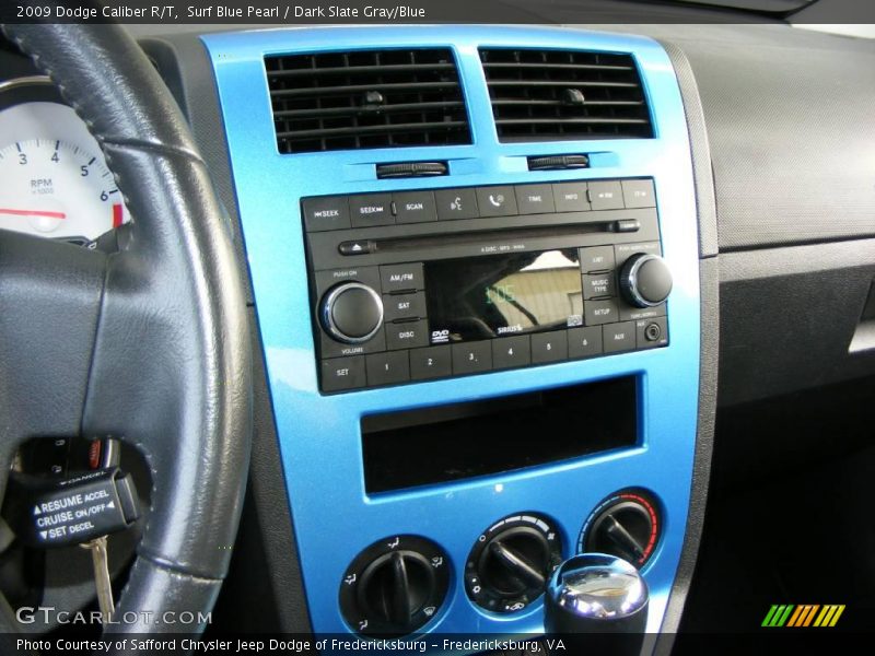Surf Blue Pearl / Dark Slate Gray/Blue 2009 Dodge Caliber R/T