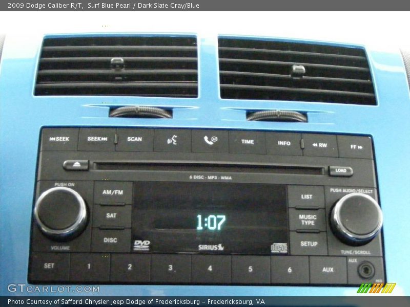 Surf Blue Pearl / Dark Slate Gray/Blue 2009 Dodge Caliber R/T