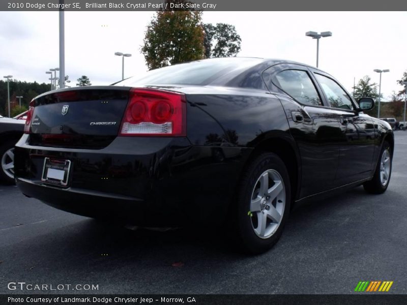 Brilliant Black Crystal Pearl / Dark Slate Gray 2010 Dodge Charger SE