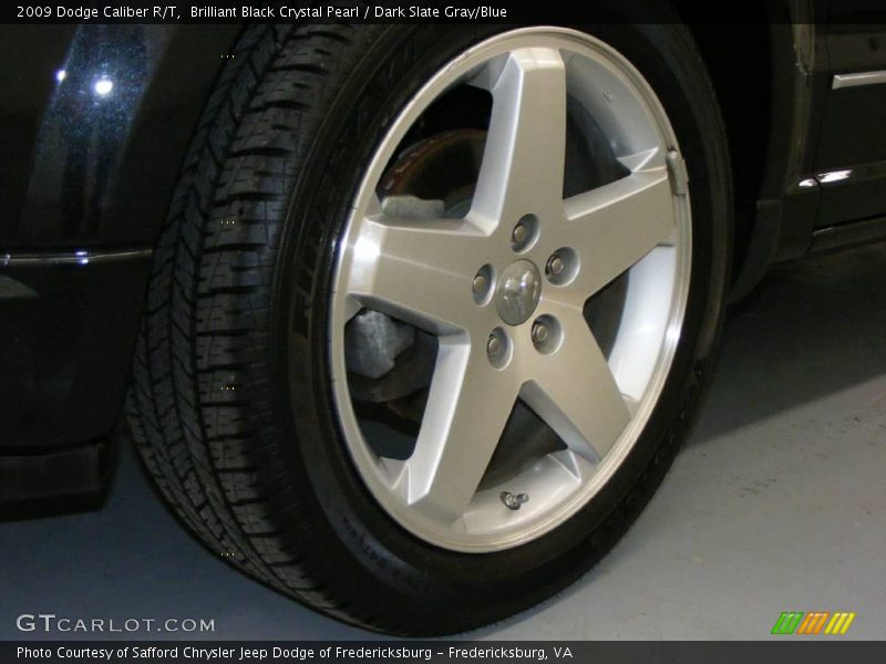 Brilliant Black Crystal Pearl / Dark Slate Gray/Blue 2009 Dodge Caliber R/T