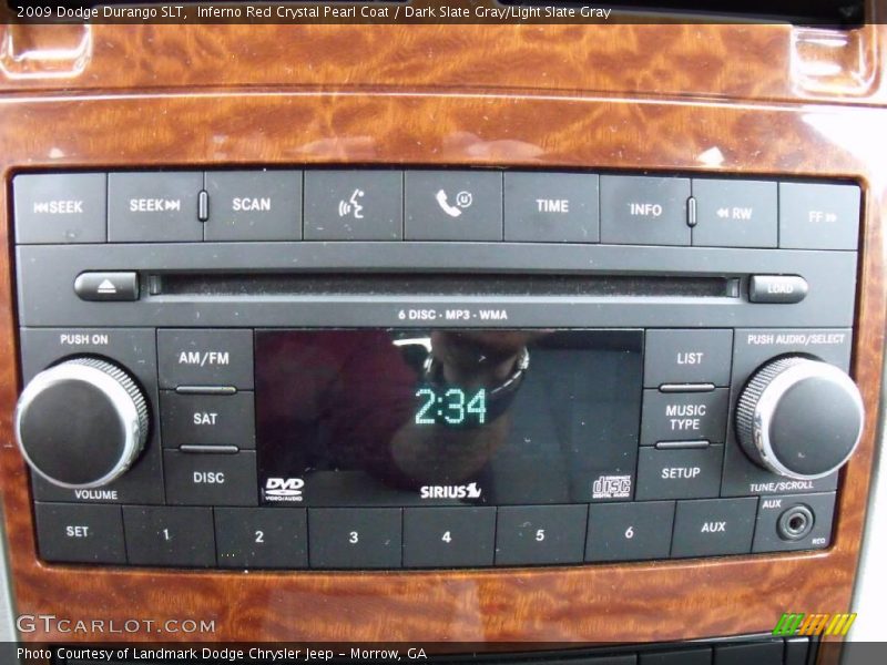 Inferno Red Crystal Pearl Coat / Dark Slate Gray/Light Slate Gray 2009 Dodge Durango SLT