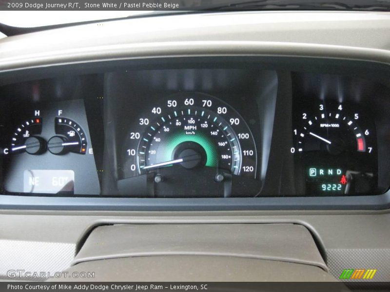 Stone White / Pastel Pebble Beige 2009 Dodge Journey R/T