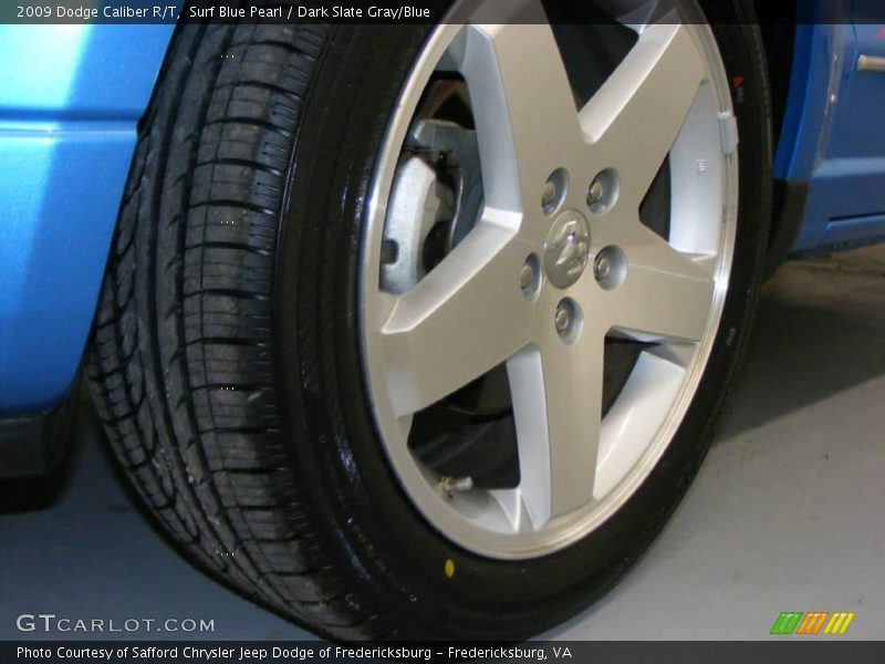 Surf Blue Pearl / Dark Slate Gray/Blue 2009 Dodge Caliber R/T