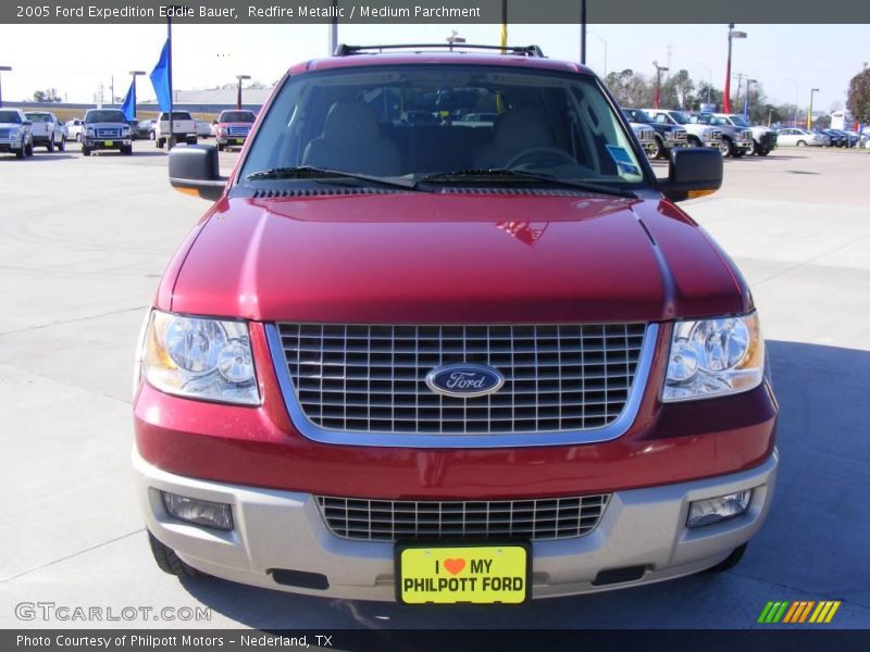 Redfire Metallic / Medium Parchment 2005 Ford Expedition Eddie Bauer