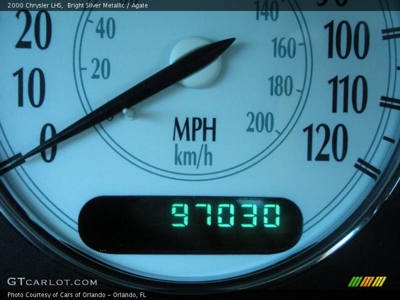 Bright Silver Metallic / Agate 2000 Chrysler LHS