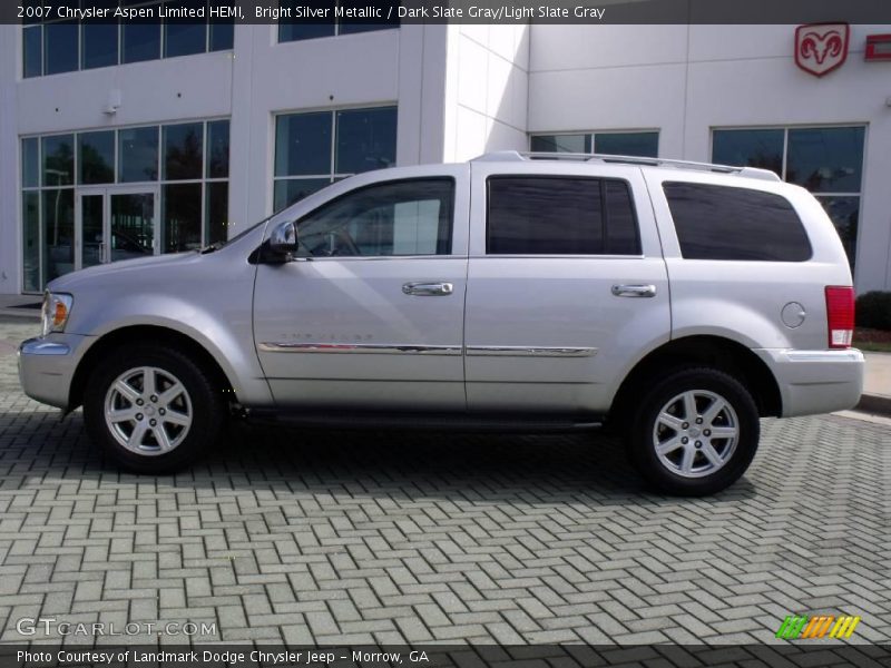 Bright Silver Metallic / Dark Slate Gray/Light Slate Gray 2007 Chrysler Aspen Limited HEMI