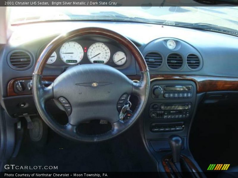 Bright Silver Metallic / Dark Slate Gray 2001 Chrysler LHS Sedan