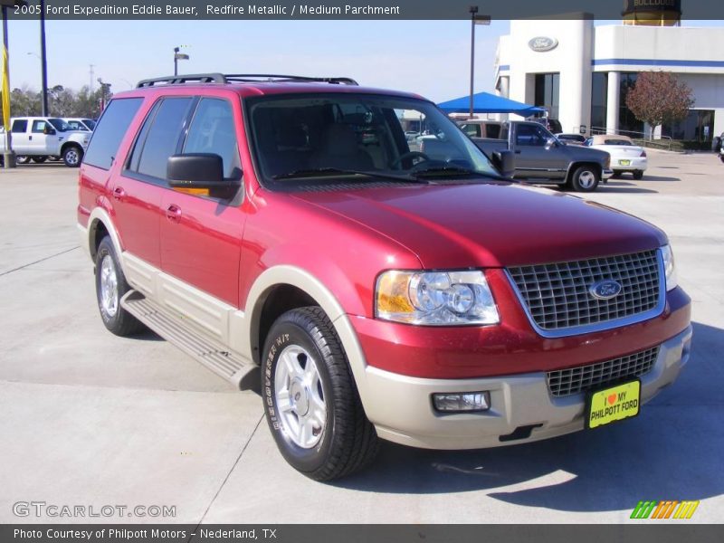 Redfire Metallic / Medium Parchment 2005 Ford Expedition Eddie Bauer