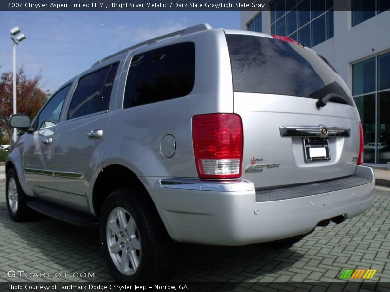 Bright Silver Metallic / Dark Slate Gray/Light Slate Gray 2007 Chrysler Aspen Limited HEMI