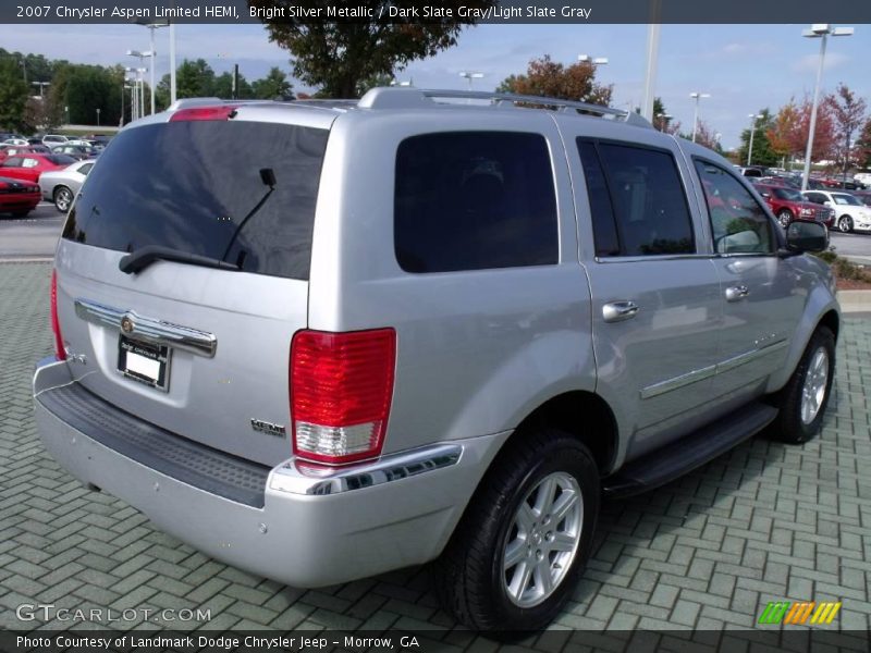 Bright Silver Metallic / Dark Slate Gray/Light Slate Gray 2007 Chrysler Aspen Limited HEMI