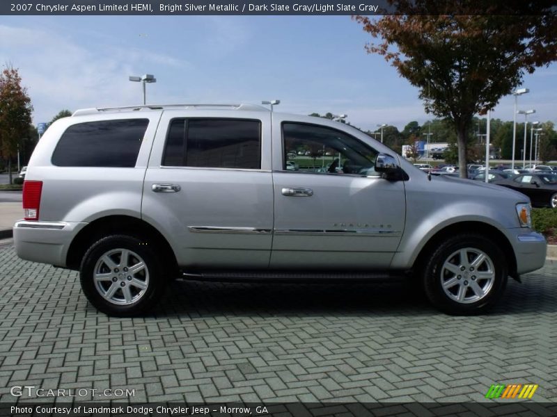 Bright Silver Metallic / Dark Slate Gray/Light Slate Gray 2007 Chrysler Aspen Limited HEMI