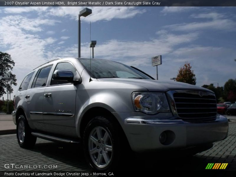 Bright Silver Metallic / Dark Slate Gray/Light Slate Gray 2007 Chrysler Aspen Limited HEMI