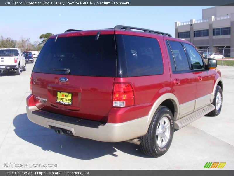Redfire Metallic / Medium Parchment 2005 Ford Expedition Eddie Bauer