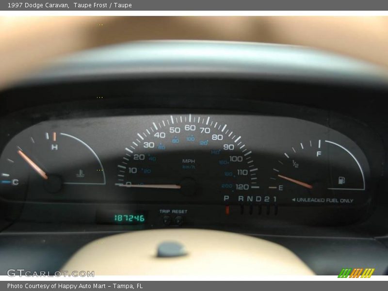 Taupe Frost / Taupe 1997 Dodge Caravan
