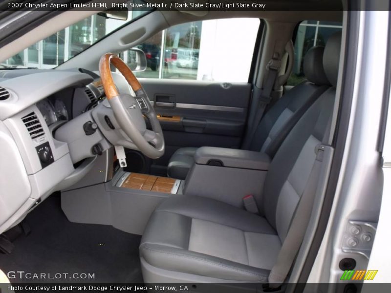 Bright Silver Metallic / Dark Slate Gray/Light Slate Gray 2007 Chrysler Aspen Limited HEMI