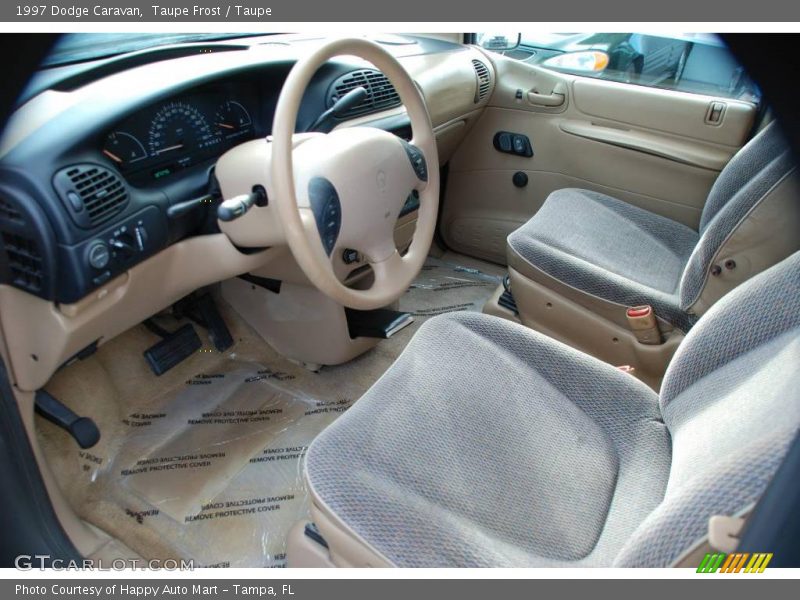 Taupe Frost / Taupe 1997 Dodge Caravan