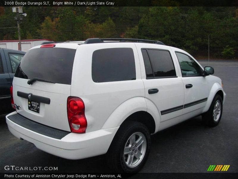 Bright White / Dark/Light Slate Gray 2008 Dodge Durango SLT