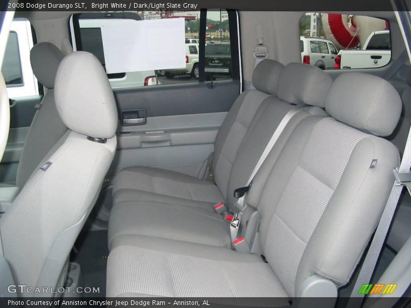 Bright White / Dark/Light Slate Gray 2008 Dodge Durango SLT