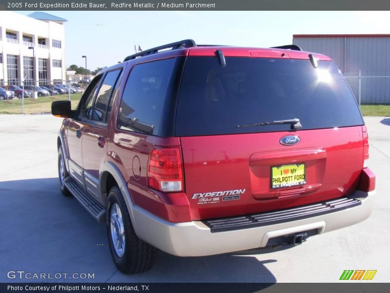 Redfire Metallic / Medium Parchment 2005 Ford Expedition Eddie Bauer