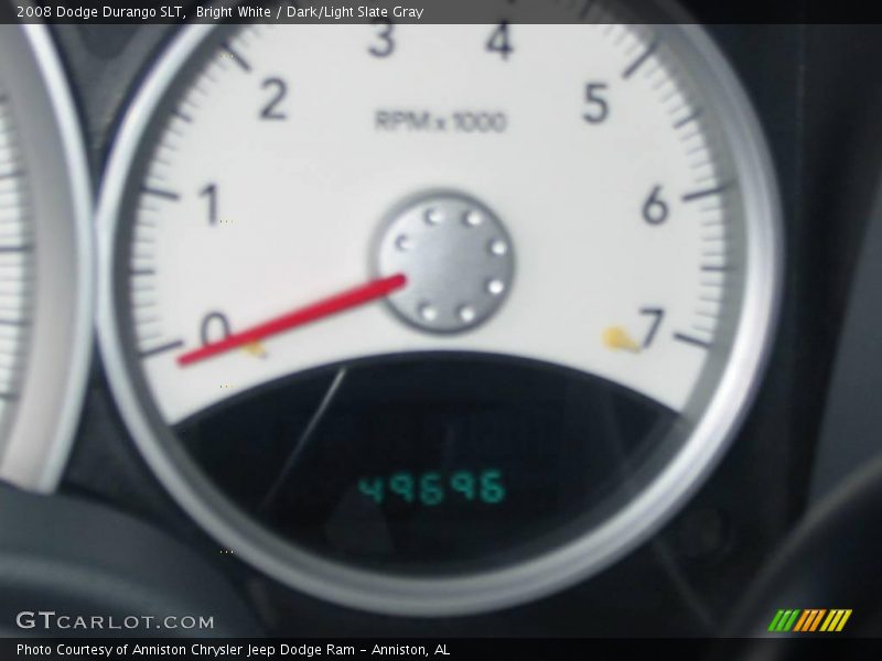 Bright White / Dark/Light Slate Gray 2008 Dodge Durango SLT