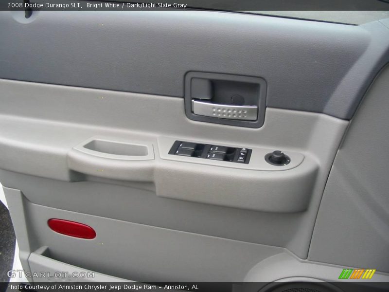 Bright White / Dark/Light Slate Gray 2008 Dodge Durango SLT