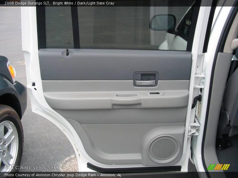 Bright White / Dark/Light Slate Gray 2008 Dodge Durango SLT