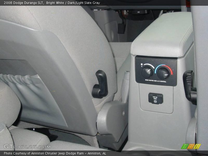 Bright White / Dark/Light Slate Gray 2008 Dodge Durango SLT