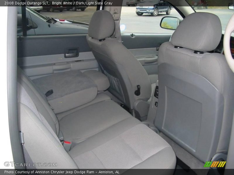 Bright White / Dark/Light Slate Gray 2008 Dodge Durango SLT