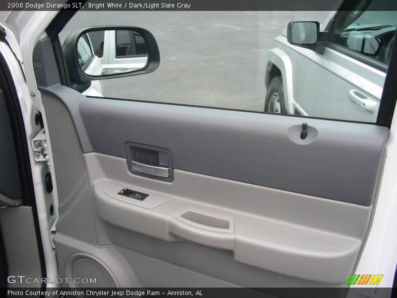 Bright White / Dark/Light Slate Gray 2008 Dodge Durango SLT