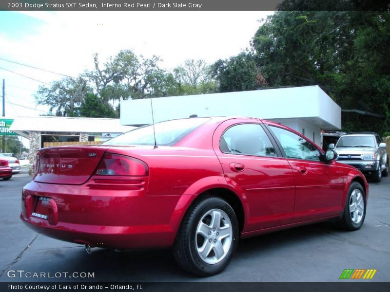 Inferno Red Pearl / Dark Slate Gray 2003 Dodge Stratus SXT Sedan