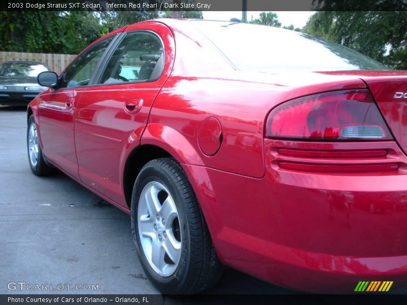 Inferno Red Pearl / Dark Slate Gray 2003 Dodge Stratus SXT Sedan