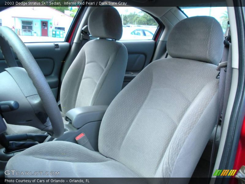Inferno Red Pearl / Dark Slate Gray 2003 Dodge Stratus SXT Sedan