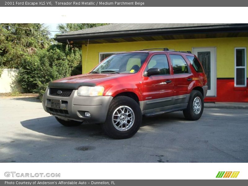 Toreador Red Metallic / Medium Parchment Beige 2001 Ford Escape XLS V6