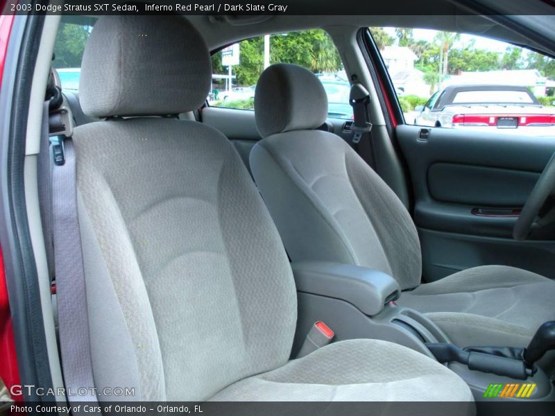 Inferno Red Pearl / Dark Slate Gray 2003 Dodge Stratus SXT Sedan